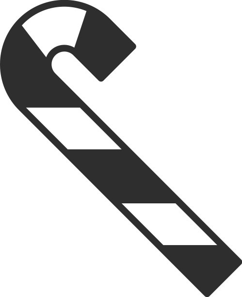 拐杖糖象征传统节日的甜蜜图片下载