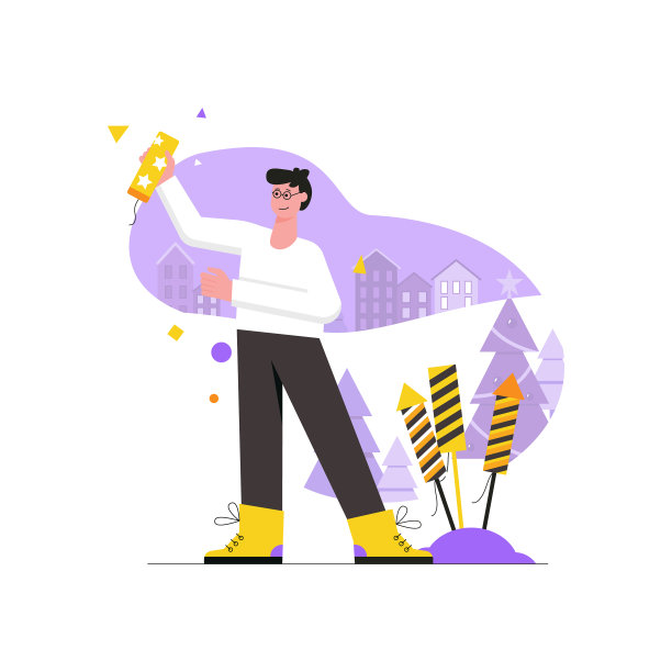 圣诞冬季活动现代平概念图片下载