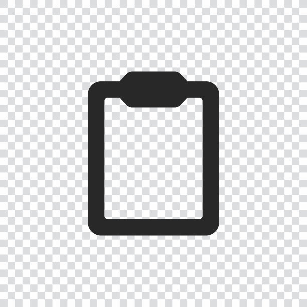 黑色文件空白框库存隔离上图片下载