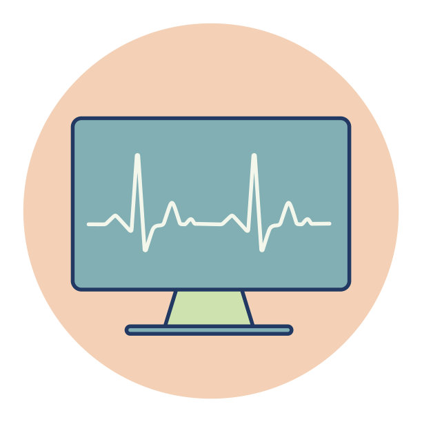 计算机诊断平面图标医学和图片下载