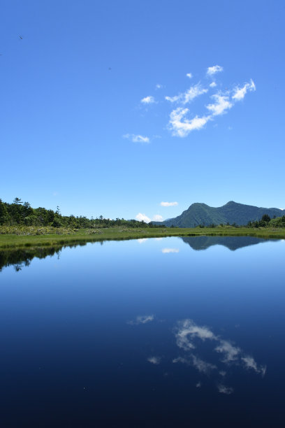 在高海拔的湿地中有很多湖泊图片下载