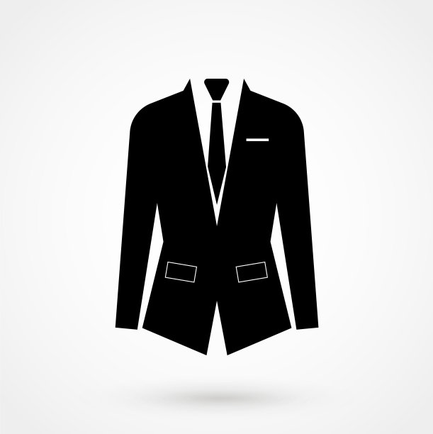 黑色西装图标图片下载