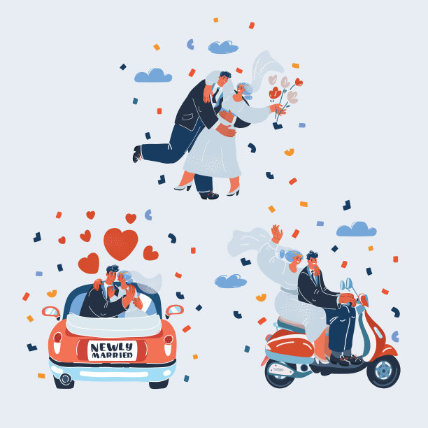 婚姻中的夫妻图片下载