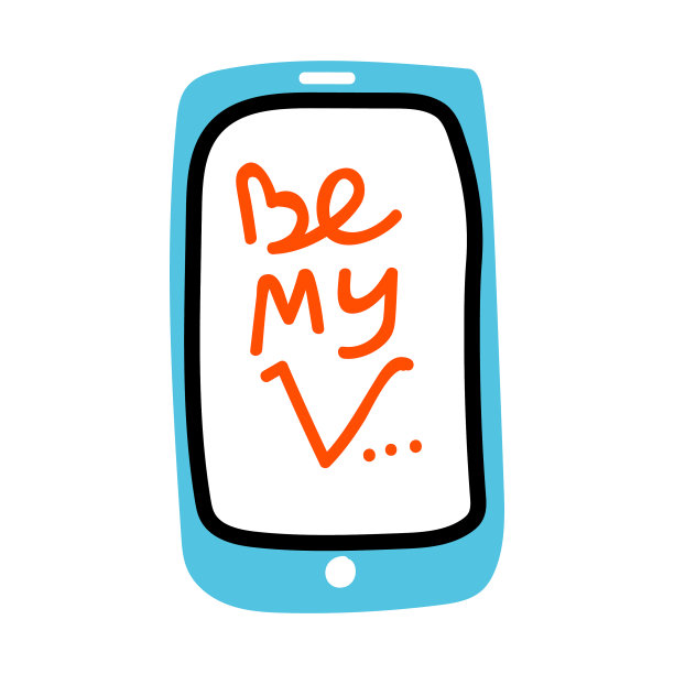 情人节涂鸦图标手机字母图片下载