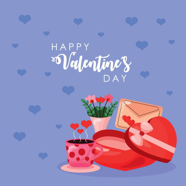 情人节装饰卡图片下载