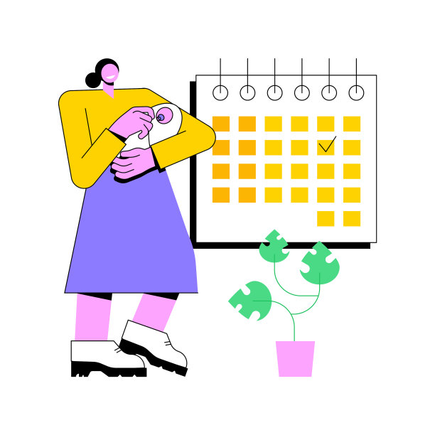 产假的抽象概念图片下载