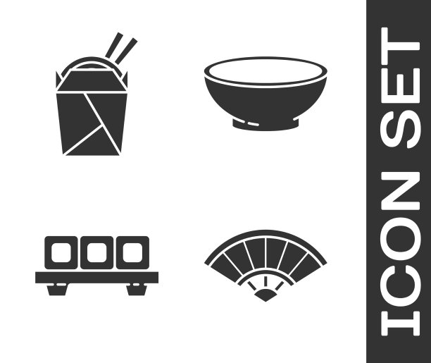 套纸中国或日本的折扇亚洲图片下载