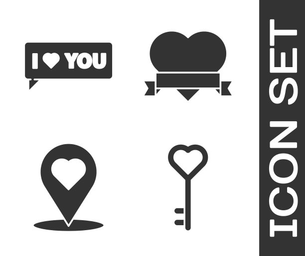 把钥匙放在心型语音泡泡里，用我的爱图片下载