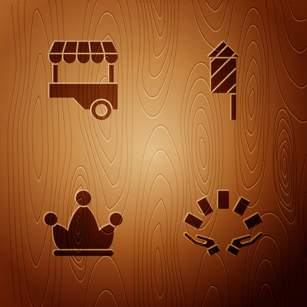 集手握扑克牌快餐街头小吃图片下载