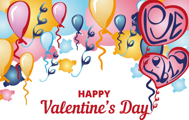 情人节快乐背景模板用图片下载