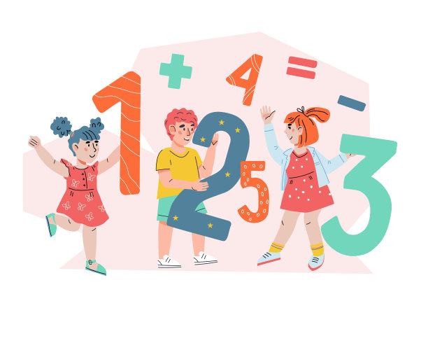 儿童早期发展方案和学前班概念，平面矢量隔离。图片下载