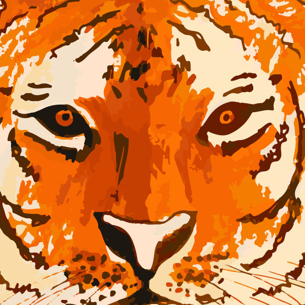 2022年中国虎年快乐图片下载