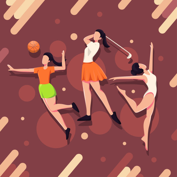 世界锦标赛各种项目如排球、高尔夫、体操。图片下载