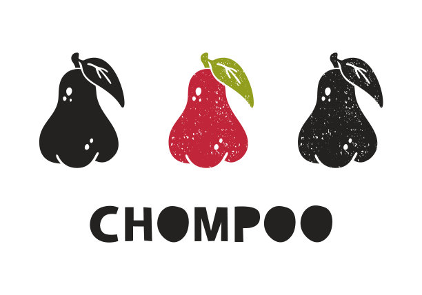 Chompoo剪影图标设置与字母图片下载