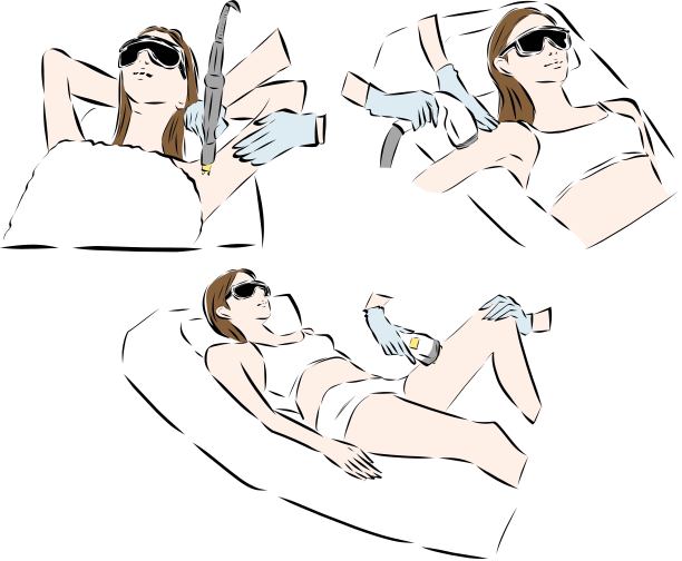 脱毛沙龙治疗风景图片下载