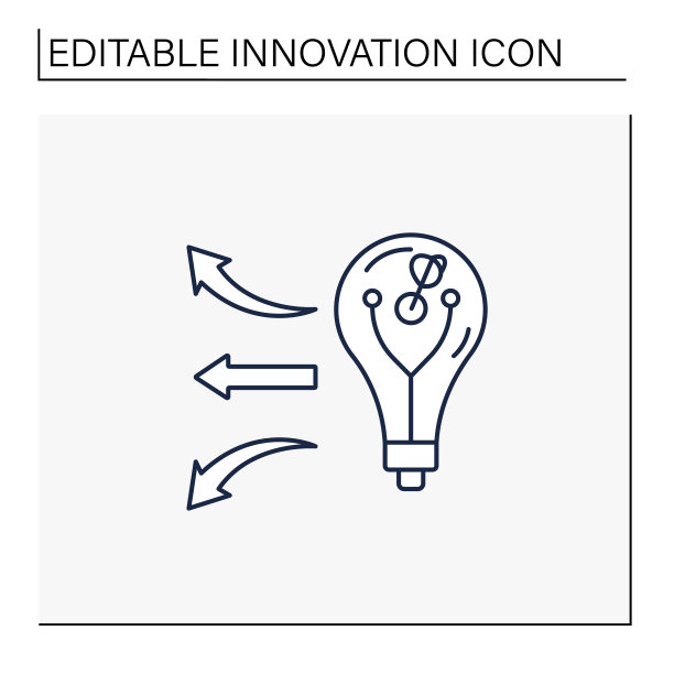 扩散创新线条图标图片下载