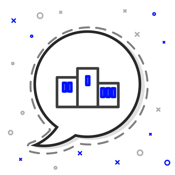 线奖超过体育冠军领奖台图标孤立图片下载