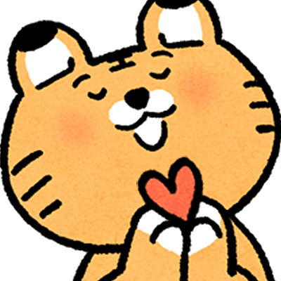 感恩感谢老虎祈祷卡通手绘头像图片下载
