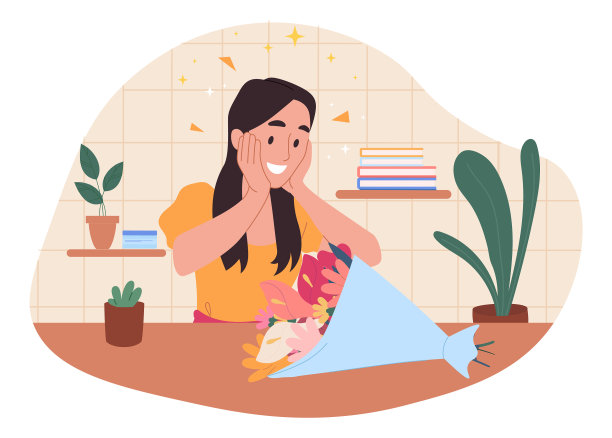 女人的花束图片下载