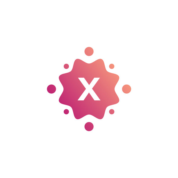 创意字母X标志设计模板图片下载