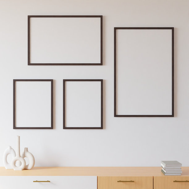 在客厅内部搭建模型。3d渲染，3d插画图片下载