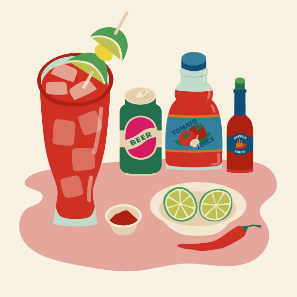 平面设计michelada图片下载