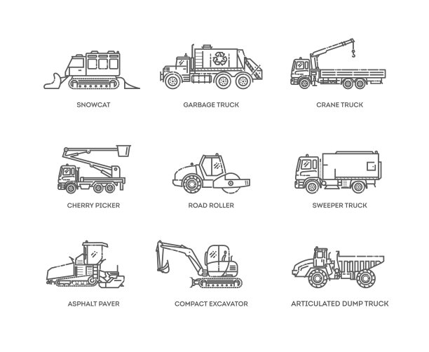 特殊车辆图标平面图标设置图片下载