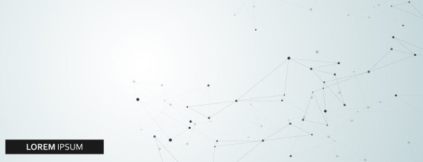 用点和线连接的抽象多边形图片下载