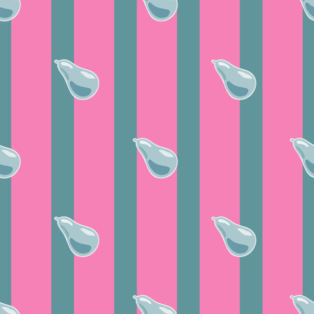 抽象梨无缝图案装饰图片下载