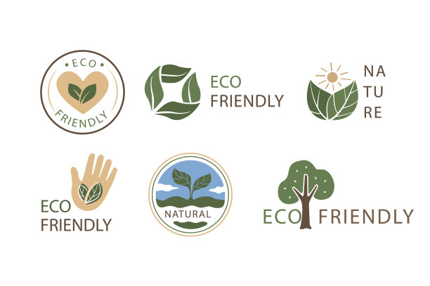 平面设计环保标签图片下载