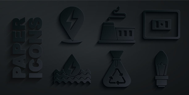 垃圾袋设有回收插座图片下载