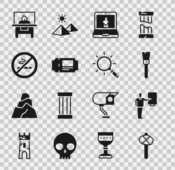 集石器时代锤子博物馆指南漆刷图片下载