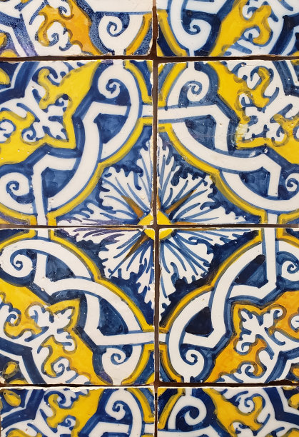 中世纪的瓷砖图片下载