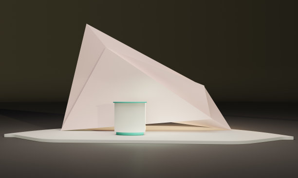 简单的展台设计，背景工作室场景的模型图片下载