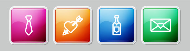 定线系情以心系箭图片下载