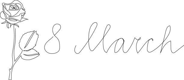 3月8日快乐贺卡用玫瑰连续图片下载