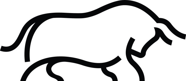 牛线标志设计理念图片下载