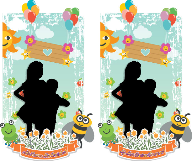 儿童照片的框架图片下载