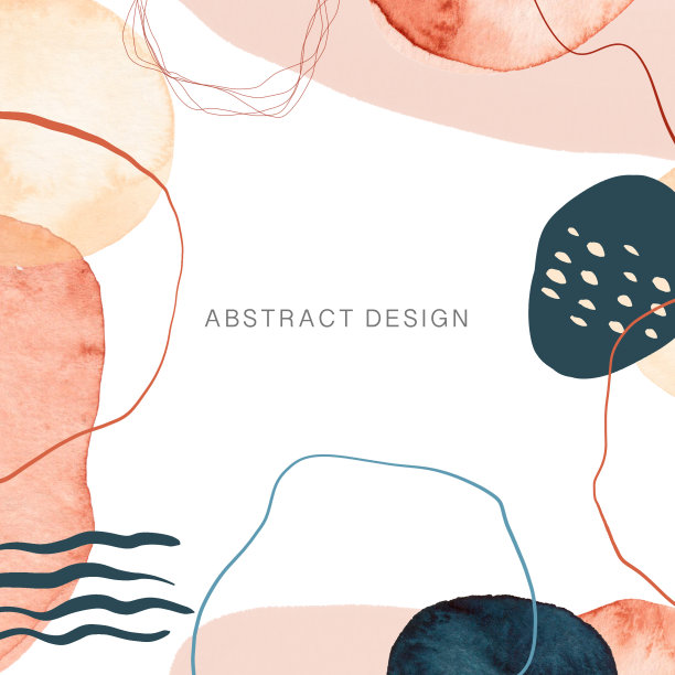 具有文本空间的抽象艺术背景框架。水彩彩色形状和斑点。皱纹和黑眼圈。手绘的涂鸦。纹理画笔。封面、邀请函、横幅、海报、明信片。图片下载