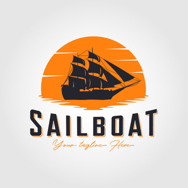 帆船游船帆船标志图片下载