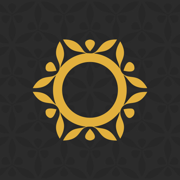 装饰性标志设计和符号抽象形象图片下载