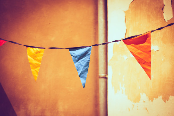 生日的旗帜图片下载