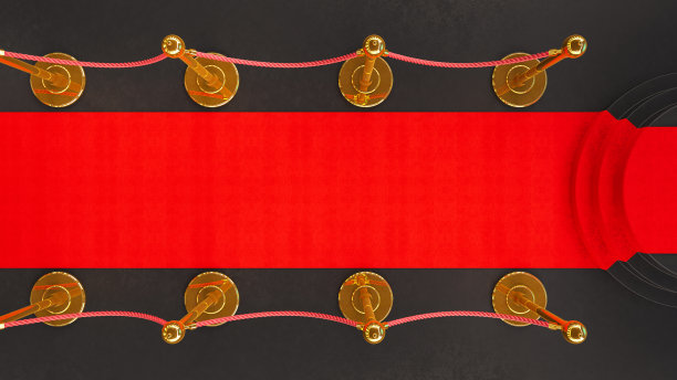 红毯高角度视角图片下载