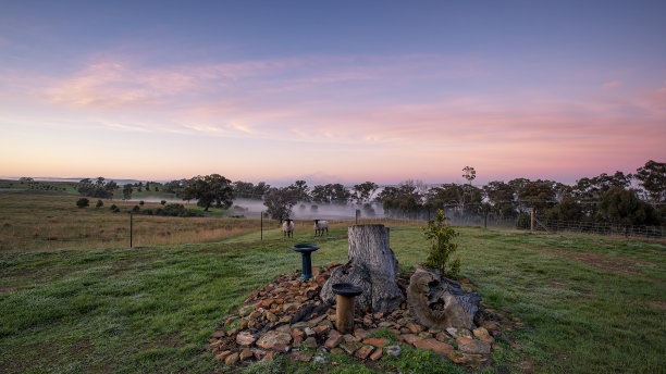 维多利亚中部农田图片下载