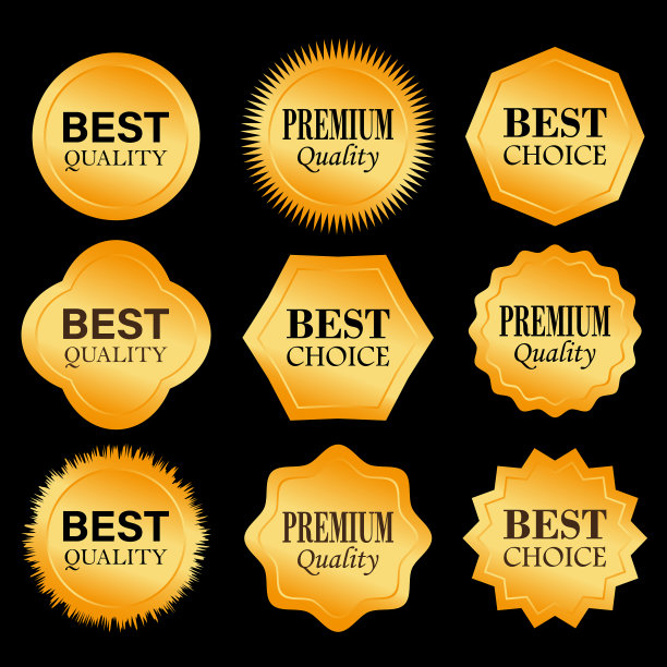 各种黄金皇家贴纸销售和图片下载