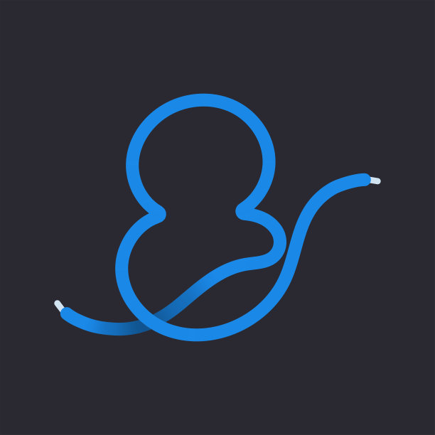 8号制鞋带。向量隔离字体的应用程序标志，体育设计，创意模板和更多图片下载