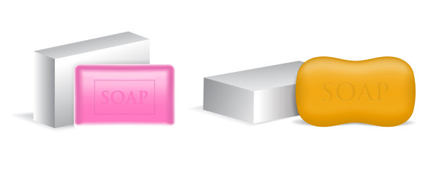 白色背景上的盒子特写镜头图片下载