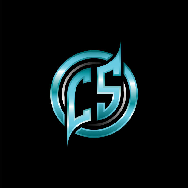 Cs首字母组合标志圆形图片下载