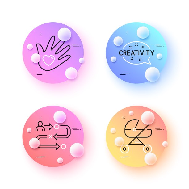 旅程路径，社会责任和创造力最小线条图标。对于web应用程序，打印。向量图片下载