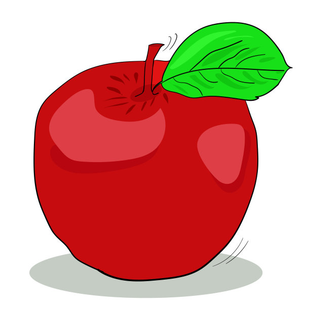 红苹果艺术溢价矢量图片下载